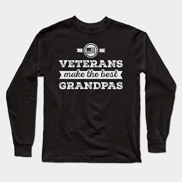 Veteran Grandpa Long Sleeve T-Shirt by veerkun